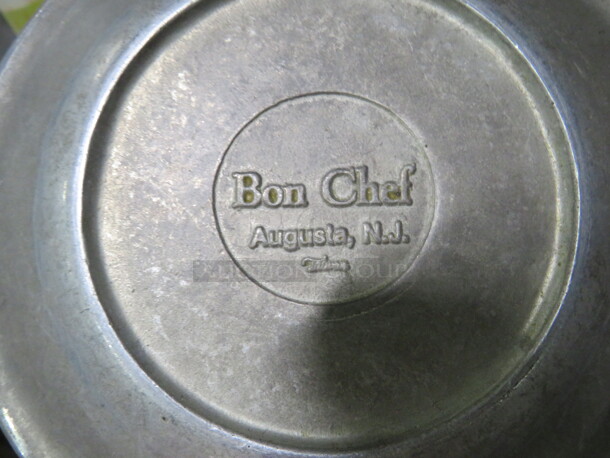 One Lot Of 25 BON CHEF Pewter 8 Inch Salad Plates.  - Image 2 of 2