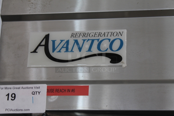 Avantco 178CFD1RR Stainless Steel Commercial Single Door Reach In Cooler on Commercial Casters. 115 Volts, 1 Phase. Tested and Powers On But Does Not Get Cold - Image 5 of 7