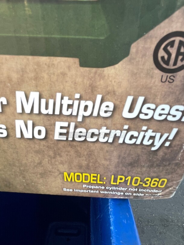 New! Dura Heat LP10-360 10,000 BTU 360 Degrees Single Tank Portable Indoor/Outdoor Propane Heater NSF Tested and Working! - Image 4 of 6