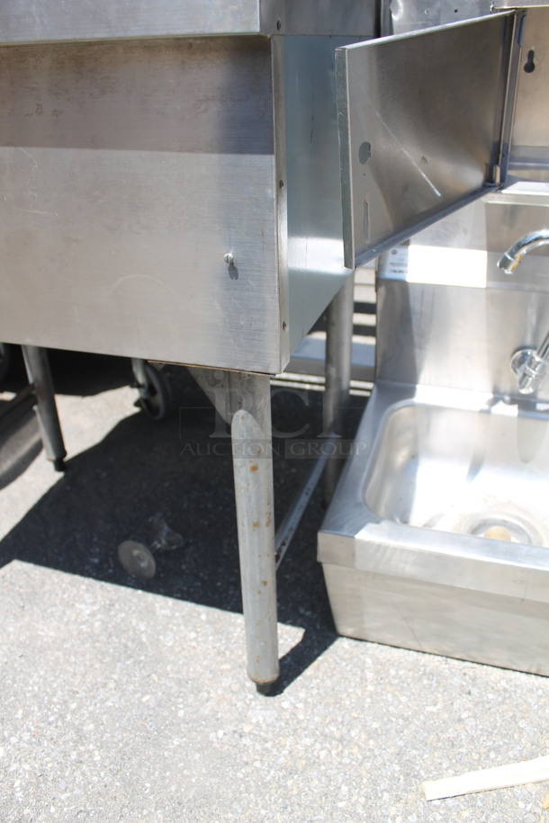 La Crosse 1500 Stainless Steel Commercial Ice Bin. - Image 3 of 5