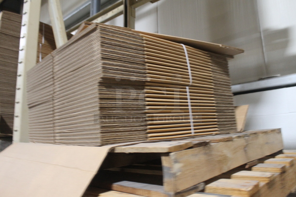 ALL ONE MONEY! THREE PALLET LOT Including BRAND NEW Cardboard Boxes. BUYER MUST REMOVE. - Image 3 of 3