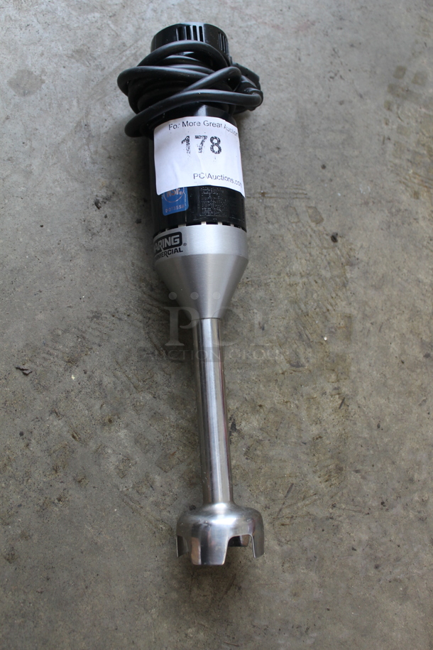 Waring WSB33X Metal Immersion Blender. 120 Volts, 1 Phase. Tested and Working!