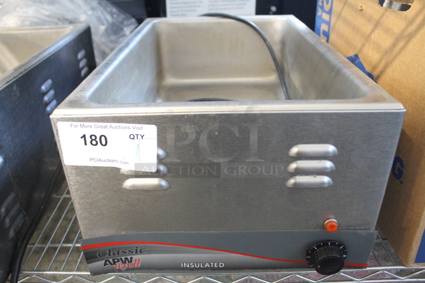 APW Wyott W-3Vi Stainless Steel Commercial Countertop Food Warmer. 120 Volts, 1 Phase. Tested and Working! - Image 1 of 6
