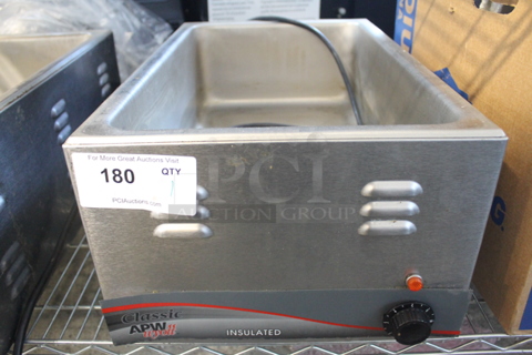 APW Wyott W-3Vi Stainless Steel Commercial Countertop Food Warmer. 120 Volts, 1 Phase. Tested and Working!