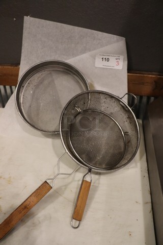 Sifters/Strainers 
QTY 3
Your Bid x 3
