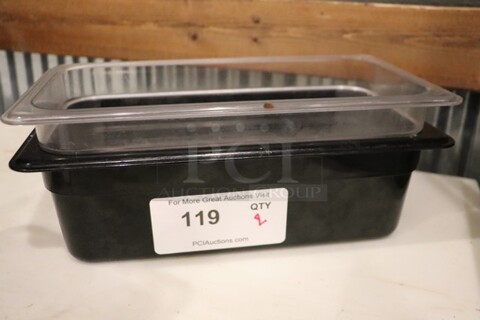Plastic Rectangle Prep/Containers 
QTY 2
Your Bid x 2