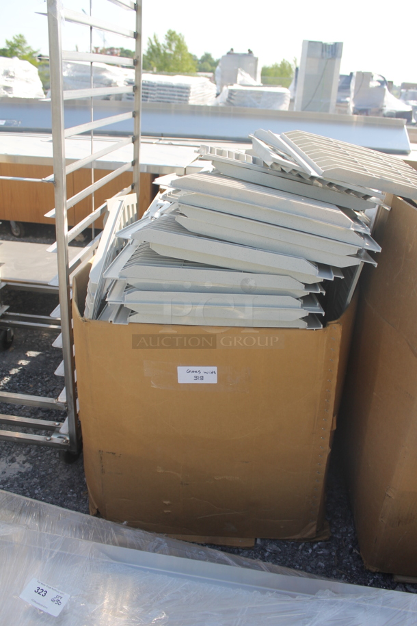ALL ONE MONEY! Lot of BRAND NEW! Gray Poly Pieces to Shelving Unit. - Image 4 of 9