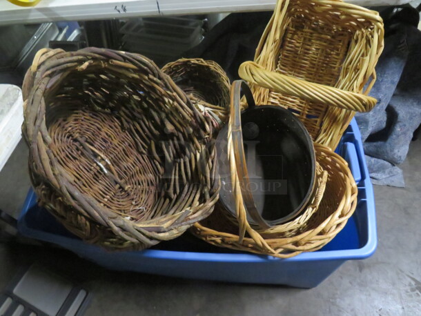 One Lot Of Assorted Baskets.