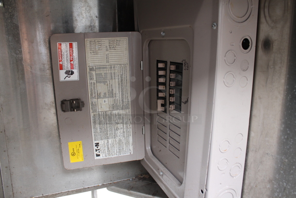 Stainless Steel Commercial Table w. Back Splash and Under Shelves. - Image 4 of 6