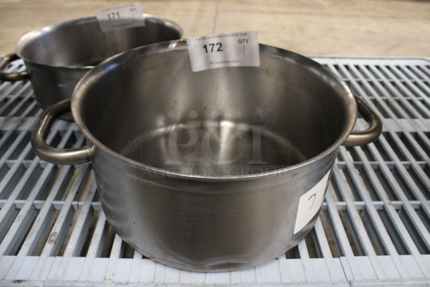 Metal Stock Pot. 15.5x12x5.5