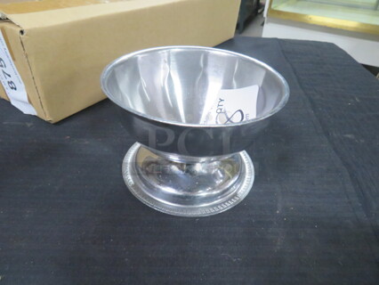 Bloomfield Stainless Steel Footed Bowl. #3736. 8XBID. 