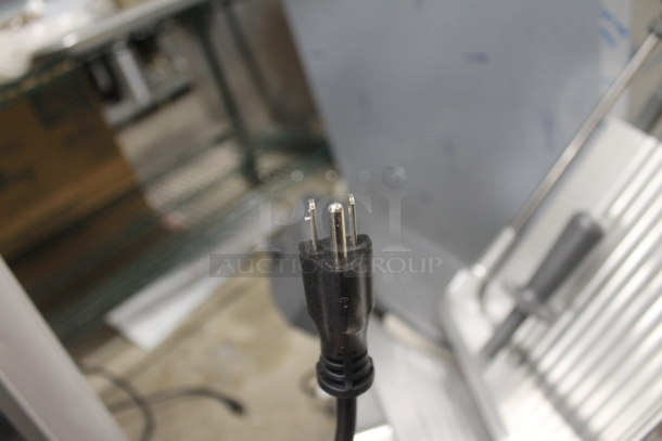 BRAND NEW SCRATCH AND DENT! 2022 Hobart Centerline EDGE12-11 Commercial Stainless Steel Electric Countertop Meat/Cheese Slicer On Rubber Feet. 115V, 1 Phase. Tested and Working! - Image 8 of 9