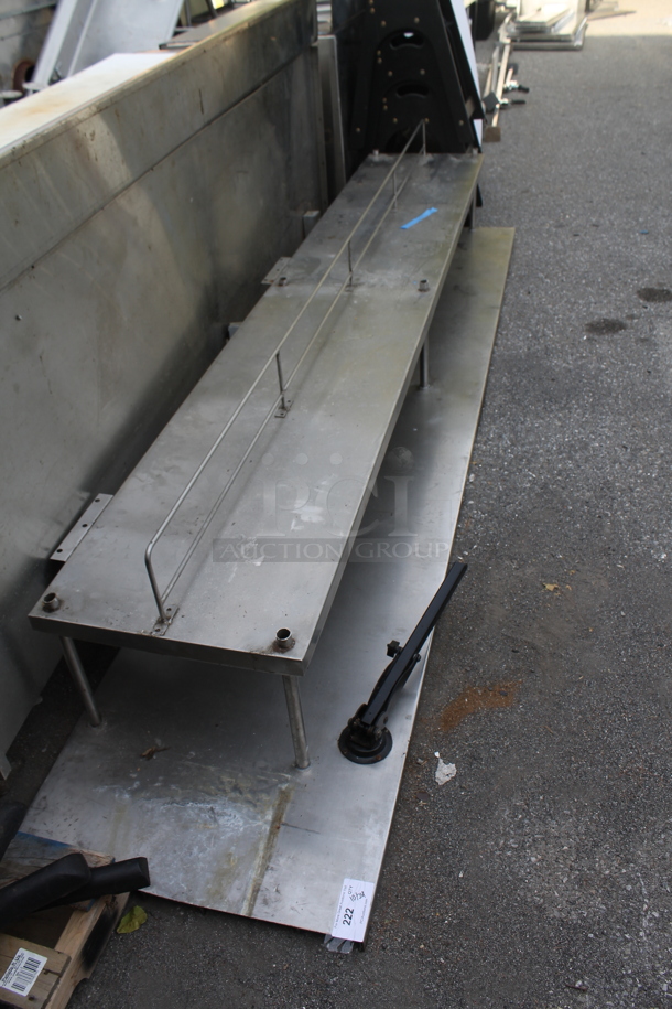 Stainless Steel Commercial Tabletop w/ Over Shelf - Image 2 of 4