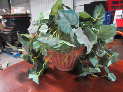 Wall Mount Planter With Greenery. 3XBID