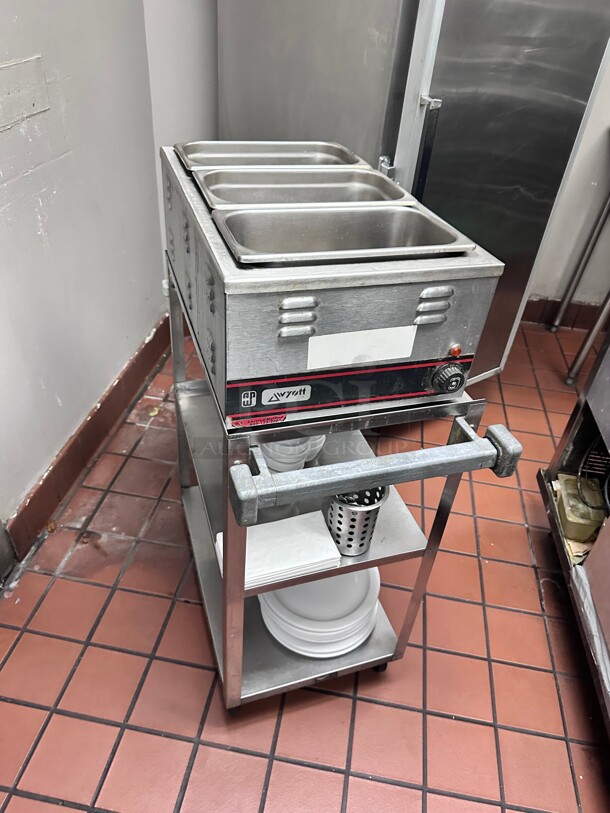 Working! APW W-3VI Countertop Food Warmer - Wet w/ (1) Full Size Pan Wells, 120v NSF Tested and Working! - Image 1 of 9