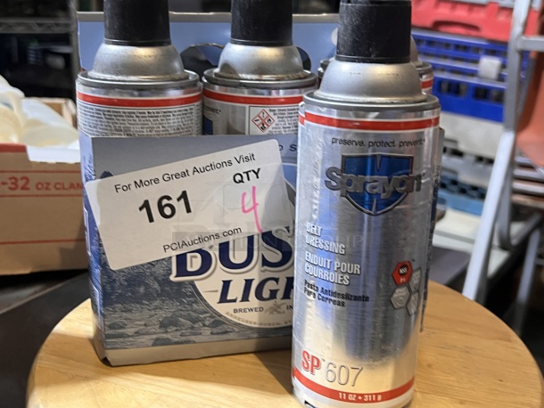 Spray On Belt Dressing. 
QTY 4. 
Your Bid x 4 - Image 1 of 2