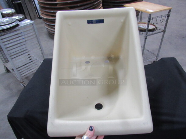 One 14X19X9 Poly Wall Sink. #WS1416 - Image 1 of 2