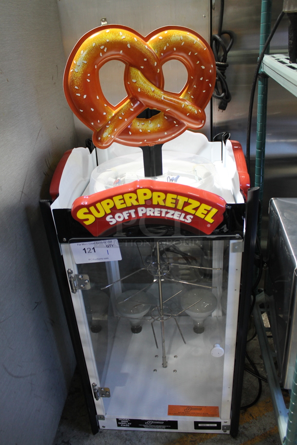 J&J Snack Foods 2000 Metal Commercial Countertop Heated Display Case. Tested and Working! - Image 1 of 4