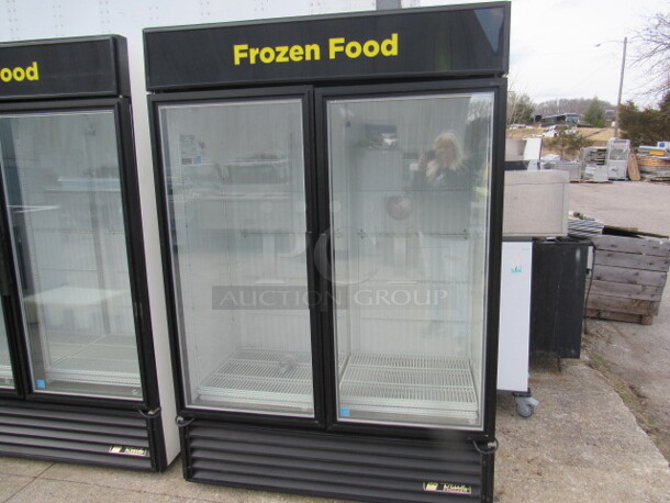 One True 2 Glass Door Freezer With 6 Racks. Model# GDM-49F-LD. 230 Volt. 1 Phase. 54X1X78.5 Working - Image 2 of 4