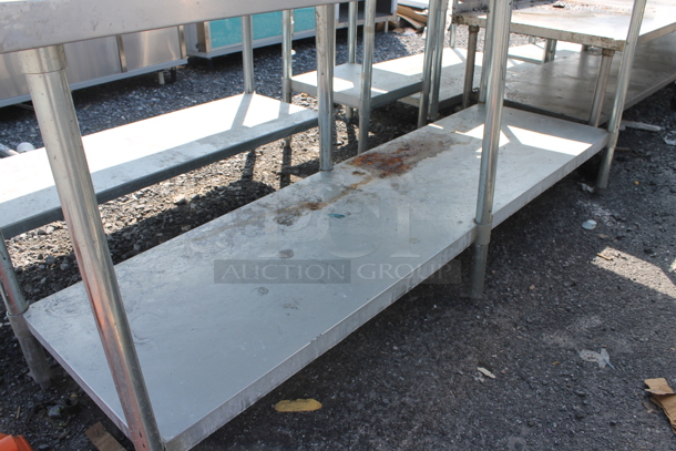 Stainless Steel Commercial Table w/ Under Shelf. - Image 3 of 4