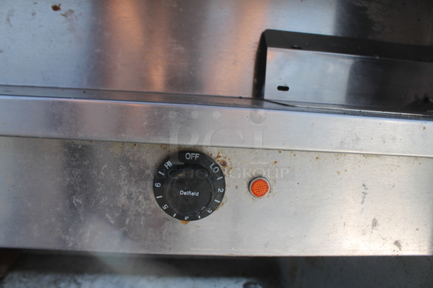 2015 Delfield EHEI36C Stainless Steel Commercial Electric Powered 2 Bay Steam Table w/ Under Shelf. 208-230 Volts, 1 Phase. - Image 6 of 7