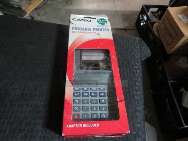 One Casio Portable Printer