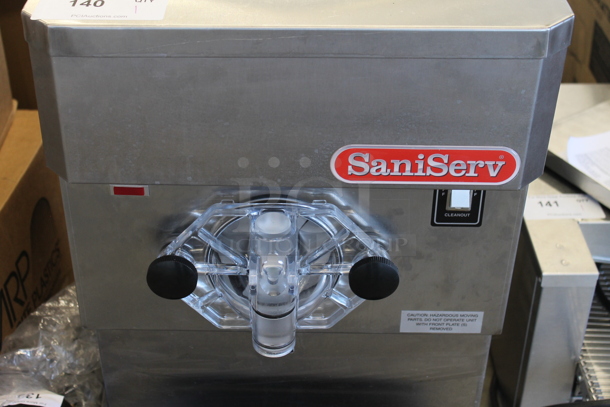 BRAND NEW SCRATCH AND DENT! 2023 SaniServ A7091H Stainless Steel Commercial Countertop Air Cooled Single Flavor Frozen Beverage Machine. 208-230 Volts, 1 Phase.  - Image 2 of 6