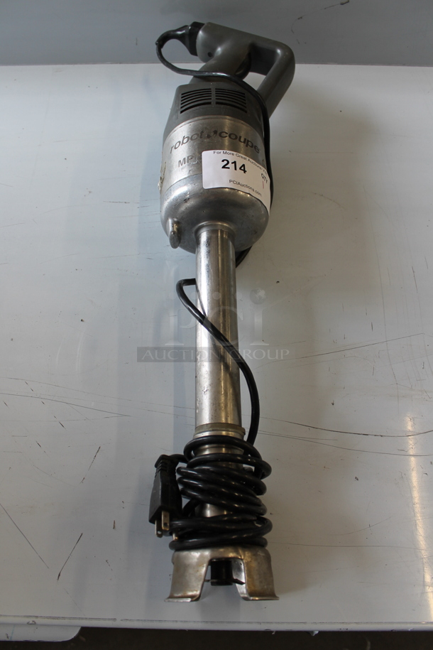 Robot Coupe MP 350 Turbo Stainless Steel Commercial Immersion Blender. 120 Volts, 1 Phase. Tested and Powers On But Parts Do Not Move - Image 1 of 9