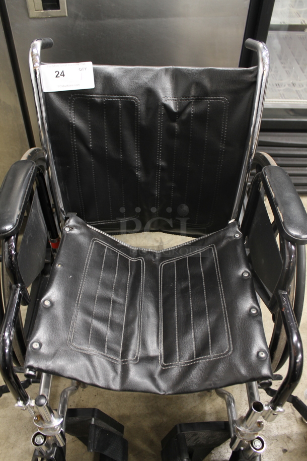 Black Wheelchair. - Image 3 of 7