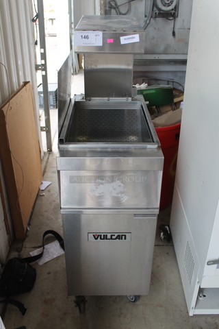 Vulcan Stainless Steel Commercial Fry Dumping Station w/ Marshall Air AP8D Warming Strip. 120 Volts, 1 Phase.