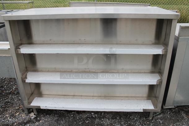 BRAND NEW SCRATCH AND DENT! Stainless Steel Counter w/ 2 Under Shelves. - Image 5 of 6