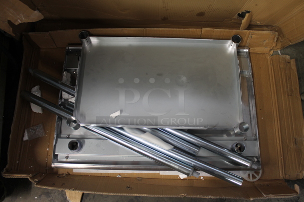 BRAND NEW IN BOX! Profeeshaw PSW-2436E SR-78007-T2448 Stainless Steel Table w/ Under Shelf. Stock Picture Used as Gallery. - Image 8 of 11