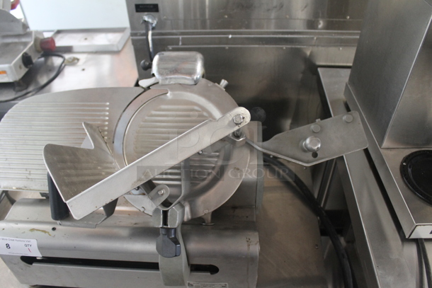Globe 3600 Stainless Steel Commercial Countertop Automatic Meat Slicer w/ Blade Sharpener. 115 Volts, 1 Phase. Tested and Working! - Image 7 of 7