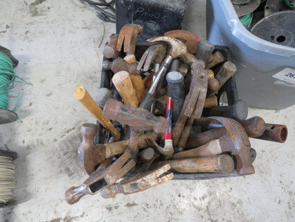 One Mega Lot Of Assorted Hammers.
