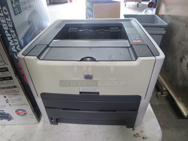 One HP Laser Jet 1320 Printer.