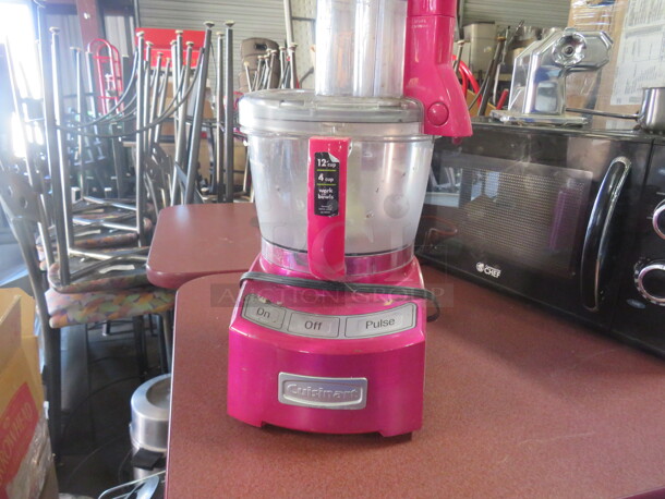 One Cuisinart 12 Cup Food Processor. #FP-12MP. 