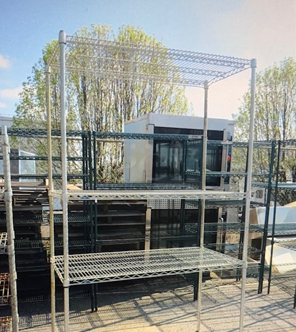 One  Metro Shelf With 4 Shelves. 48X24X86 - Image 1 of 1