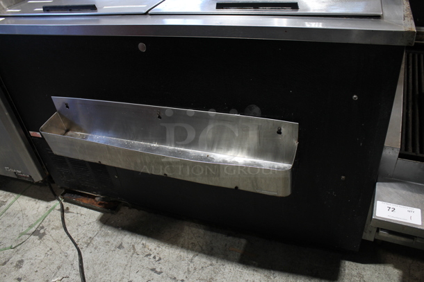 Beverage Air DW49 Stainless Steel Commercial Back Bar Bottle Cooler w/ Speedwell and 2 Sliding Lids. 115 Volts, 1 Phase. Tested and Powers On But Does Not Get Cold - Image 3 of 6