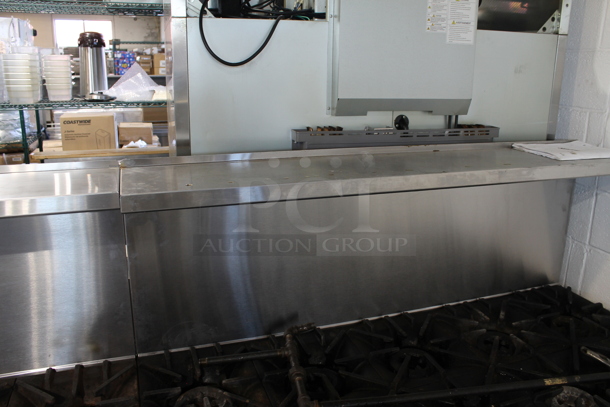 2018 Garland SunFire X60-10RRStainless Steel Commercial Propane Gas Powered 10 Burner Range w/ 2 Ovens, Over Shelf and Back Splash. - Image 4 of 9