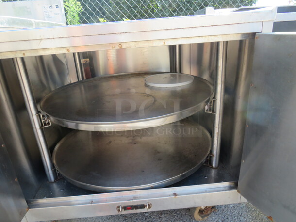 One 2 Door Dri Heat Food System With Dual Turntable. #1-U-P. 208 Volt. 1 Phase. 34X35X32.5 - Image 3 of 3