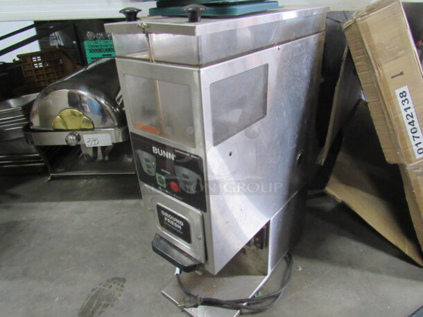 One Bunn Coffee Grinder. Model# g9-2T. 120 Volt. 8.5X18X27.5 - Image 2 of 3