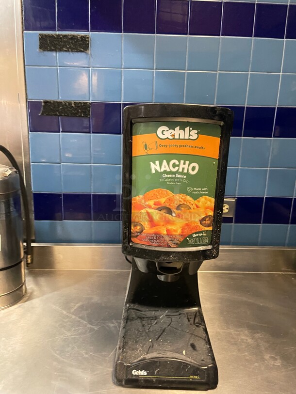 GEHLS HT2 Commercial Dispenser Nacho Cheese Sauce Machine Warmer Hot Top 2 Black 115 Volt Missing Dispenser  - Image 2 of 9