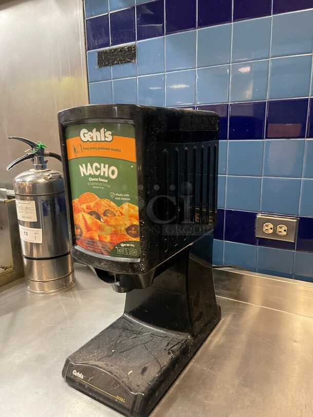 GEHLS HT2 Commercial Dispenser Nacho Cheese Sauce Machine Warmer Hot Top 2 Black 115 Volt Missing Dispenser  - Image 3 of 9