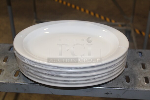 NEW IN BOX! 6 Tuxton 11 5/8"x8" Oval Platters. 6X Your Bid!  - Image 1 of 2