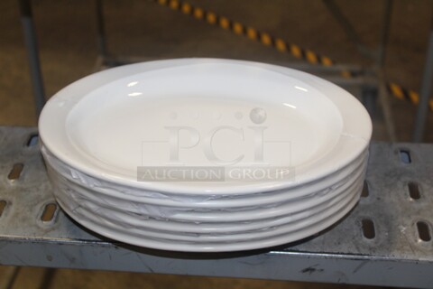 NEW IN BOX! 6 Tuxton 11 5/8"x8" Oval Platters. 6X Your Bid! 