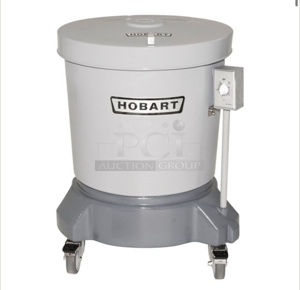 BRAND NEW SCRATCH AND DENT! 2023 Hobart SDPE Metal Commercial Lettuce Spinner Salad Spinner on Commercial Casters. 115 Volts, 1 Phase. Tested and Working! - Image 1 of 6