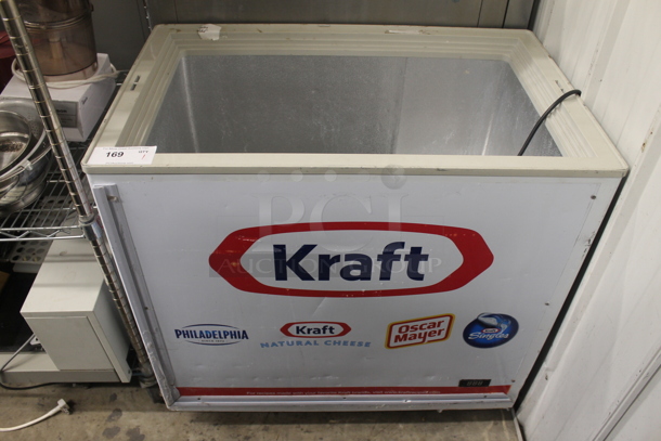 Kraft SC-180 Commercial White Open Top Cooler. 115V. Tested and Working!