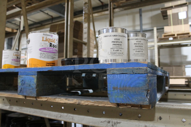 ALL ONE MONEY! TWO PALLET LOT of Various Items Including Pro Guard Proflex Primer and Liquid Roof. BUYER MUST REMOVE. - Image 4 of 6