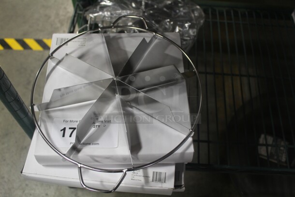 NEW! 6 Winco Commercial 8 Cut Pie And Cake Markers. 6X Your Bid!  - Image 1 of 2
