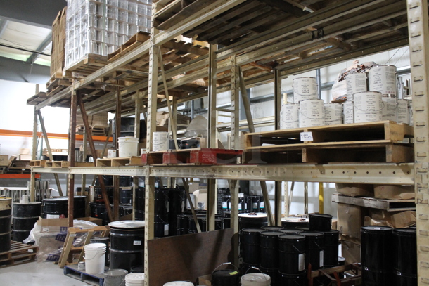 ALL ONE MONEY! SIX PALLET LOT w/ Various Items Including Pro Guard Sport Surface Clear Part A, Part B and Butt Putty. BUYER MUST REMOVE. - Image 1 of 8